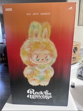POP MART Rock the Universe Rainbow Bunny Plush – Multicolor
